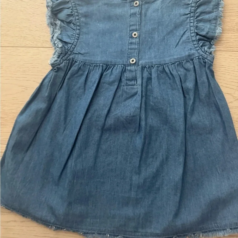 Lucky Brand sleeveless denim and legging set